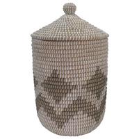 Ruháskosár Kaisa - natúr színű, Konventionell, természetes anyagok (38/66/25cm) - James Wood