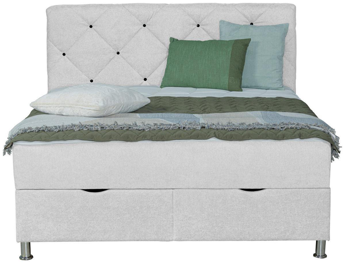 Box-ágy Black Diamond - natúr színű, Design, textil (180/200cm) - Modern Living