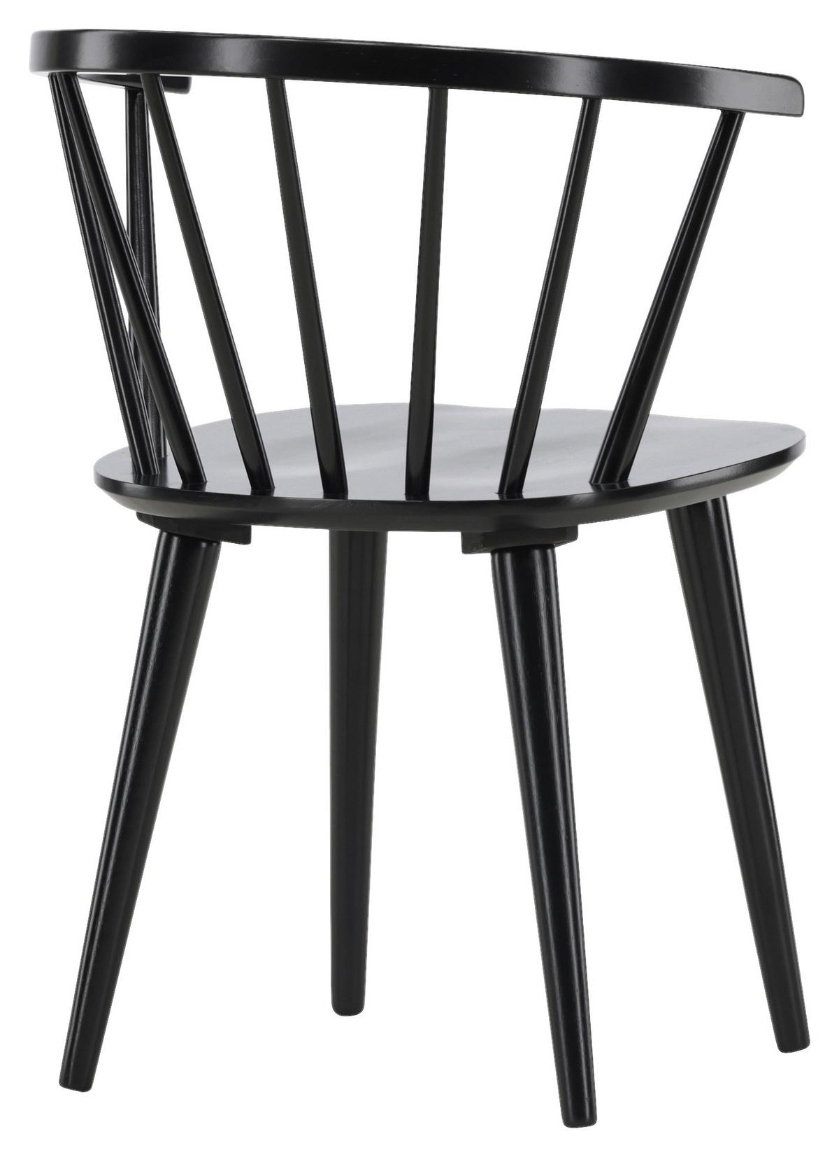 Stuhl-Set Bobby - Schwarz, Design, Holz (55/75/53cm) - Livetastic