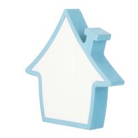 Kindertischleuchte 41-11800 House - Blau, Basics, Holzwerkstoff/Kunststoff (27/3.5/24cm)