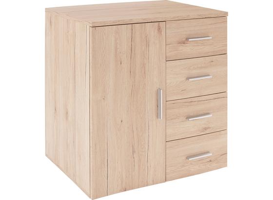 Komoda Trio - farby dubu, Moderný, kompozitné drevo (80/86/50cm) Komoda Trio - farby dubu, Moderný, kompozitné drevo (80/86/50cm)