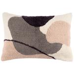 Zierkissen Viola 35x50 cm Baumwolle Beige/Taupe + Zipp - Beige, MODERN, Textil (35/50cm) - Luca Bessoni