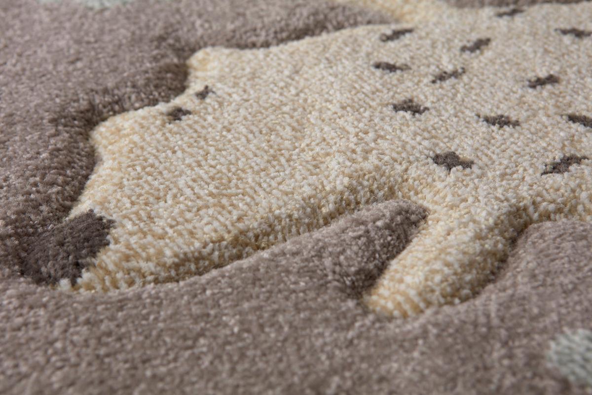 Kinderteppich Forest - Taupe, Trend, Textil (133/200cm) - Sigikid
