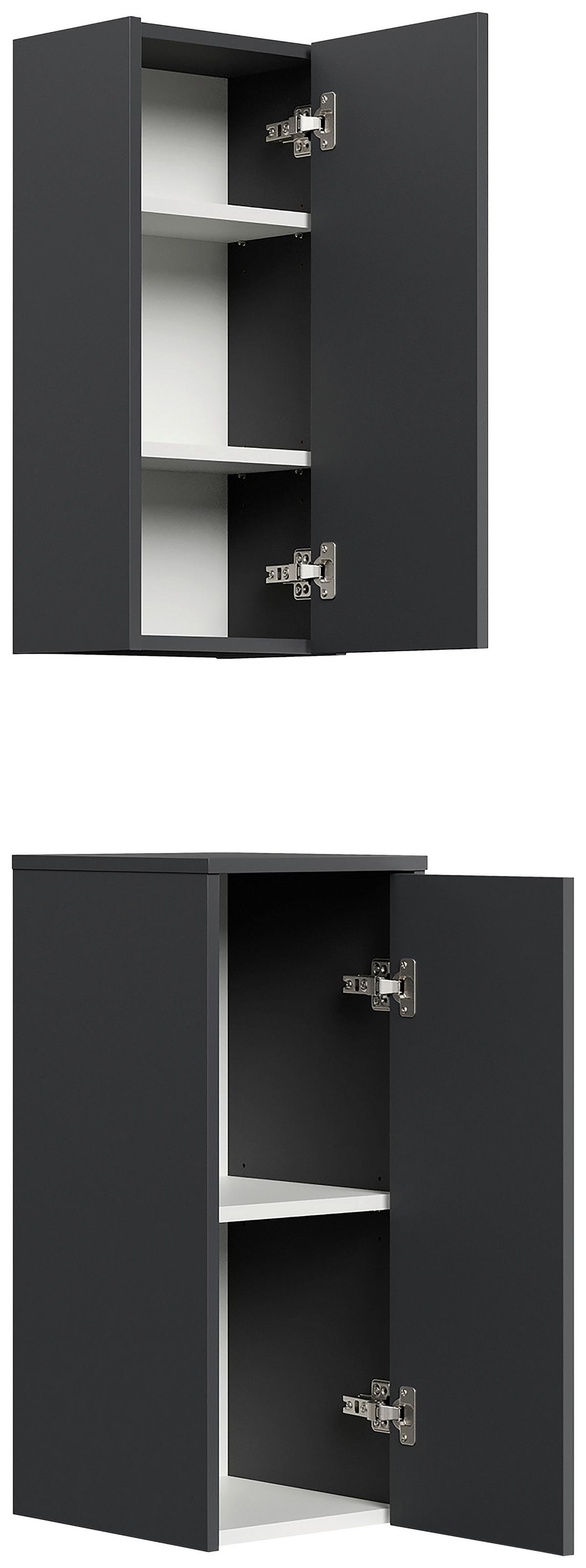 Hängeschrank Limes Graphitfarben B: 30 cm - Graphitfarben, MODERN, Holzwerkstoff (30/70,6/20cm) - MID.YOU