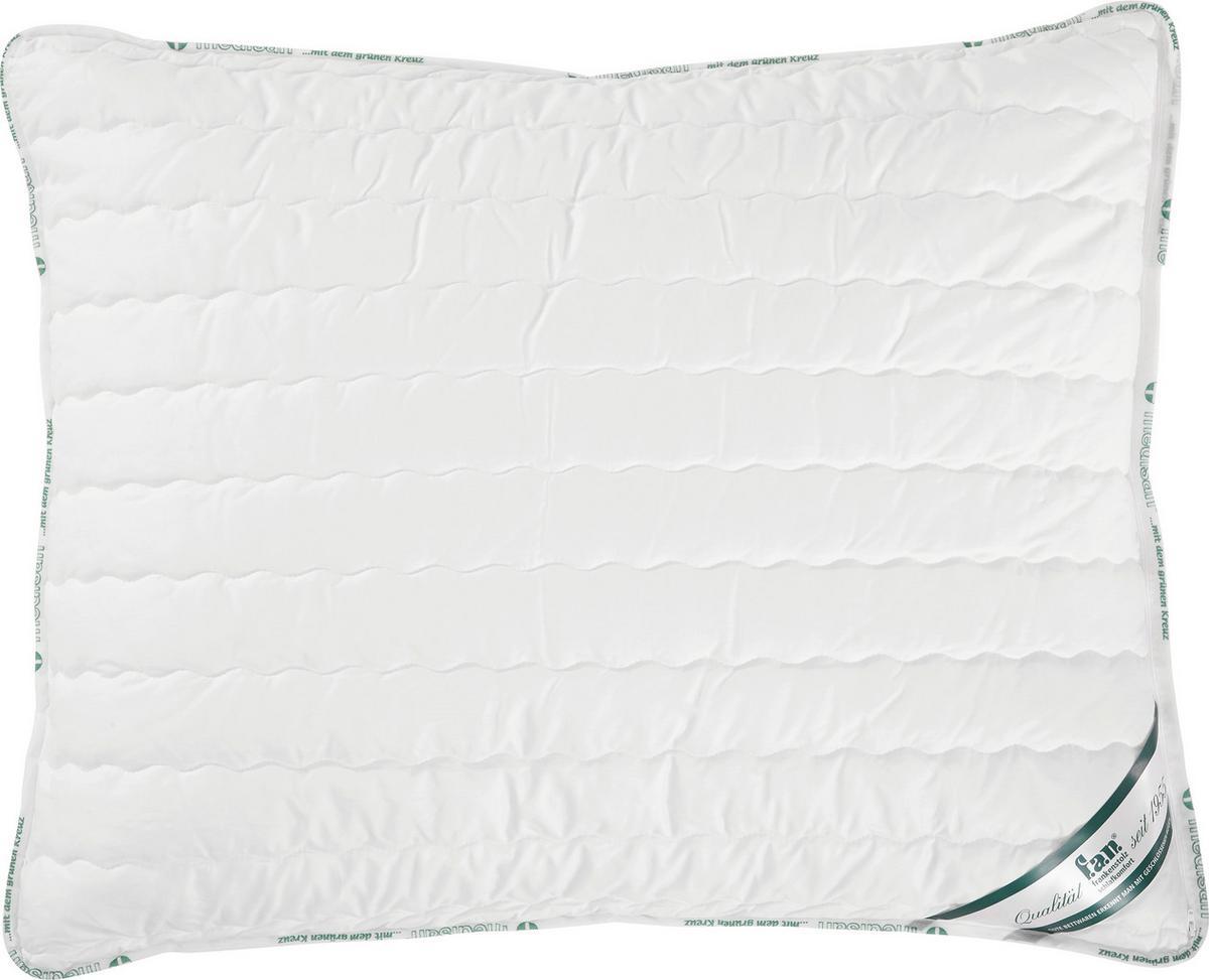 Kopfkissen Medisan 70x90 cm Schaumstäbchen - Weiß, KONVENTIONELL, Textil (70/90cm) - FAN