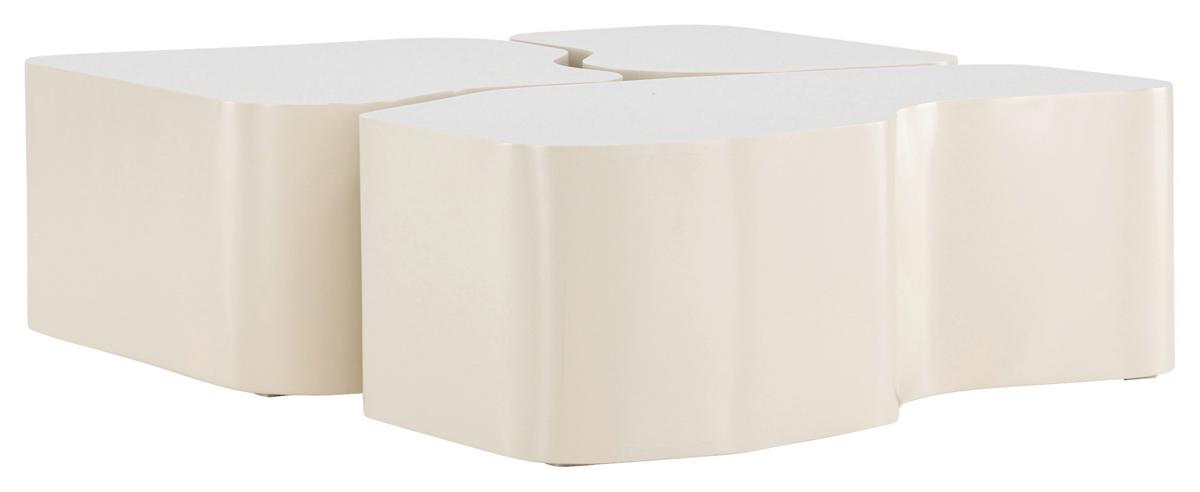 Couchtisch Norland - Beige, Design, Holzwerkstoff (92/70/30cm) - Livetastic