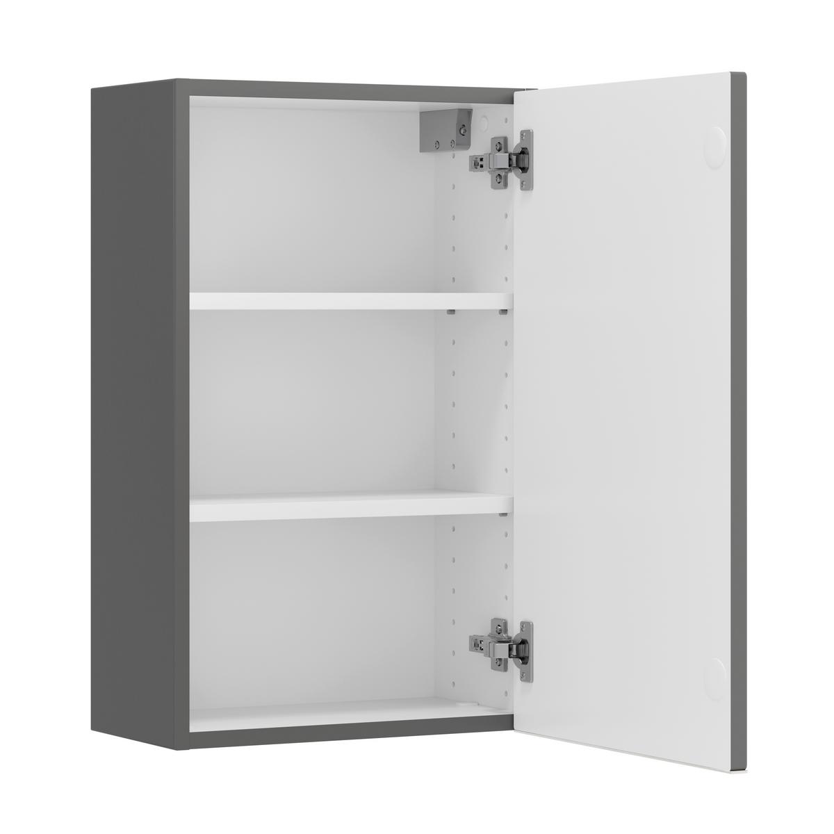 HÄNGESCHRANK Verona Grau/Weiß B: 40cm - Weiß/Grau, Trend, Holzwerkstoff (40/64/20cm) - Held