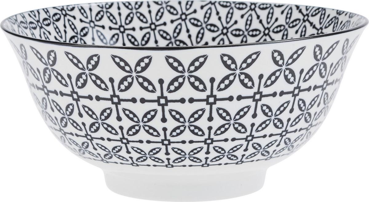 MISKA NA MÜSLI Shiva - bílá/černá, Lifestyle, keramika (15,5/7,5cm) - Modern Living