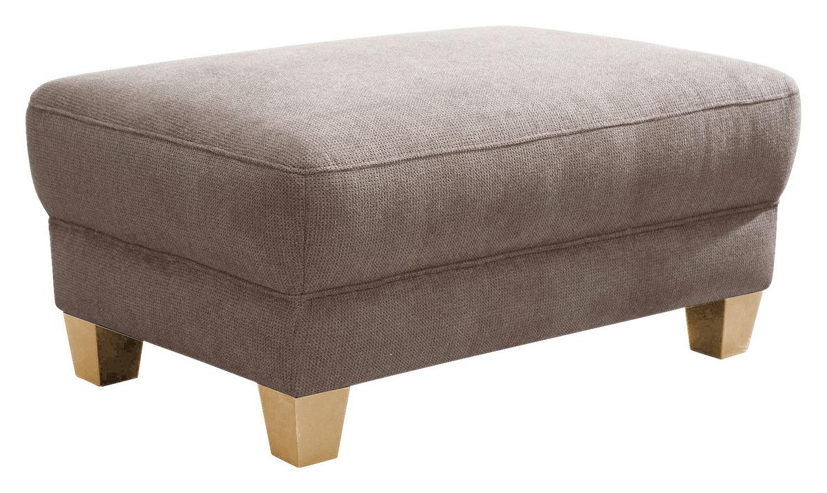 Hocker Gotland taupe, 101x45x66 cm - Taupe/Naturfarben, KONVENTIONELL, Textil (101/45/66cm) - Sit & More