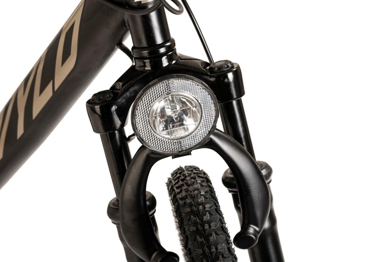 Mountainbike 405m - Schwarz, KONVENTIONELL, Metall (25/140/60cm)