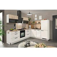 Eckküche Pn215/pn100 - Eichefarben/Magnolie, MODERN, Holzwerkstoff (285/230cm) - Pino