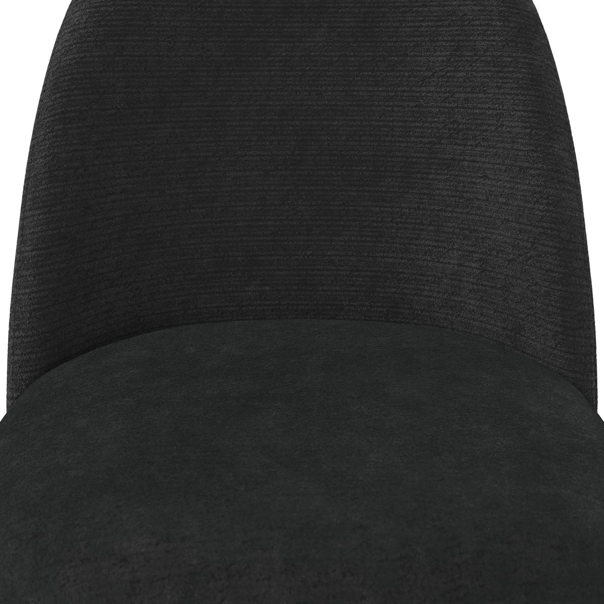 ŽIDLE ELORA - černá, Moderní, kov/textil (48/86/55cm) - Bessagi Home