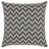 POTAH NA POLŠTÁŘ Zickzack, 48/48cm, šedá - šedá, Basics, textil (48/48cm) - Premium Living