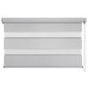 Doppelrollo Just Grau, Weiß B: 80 Cm - Weiß/Grau, Basics, Textil (80/210cm)