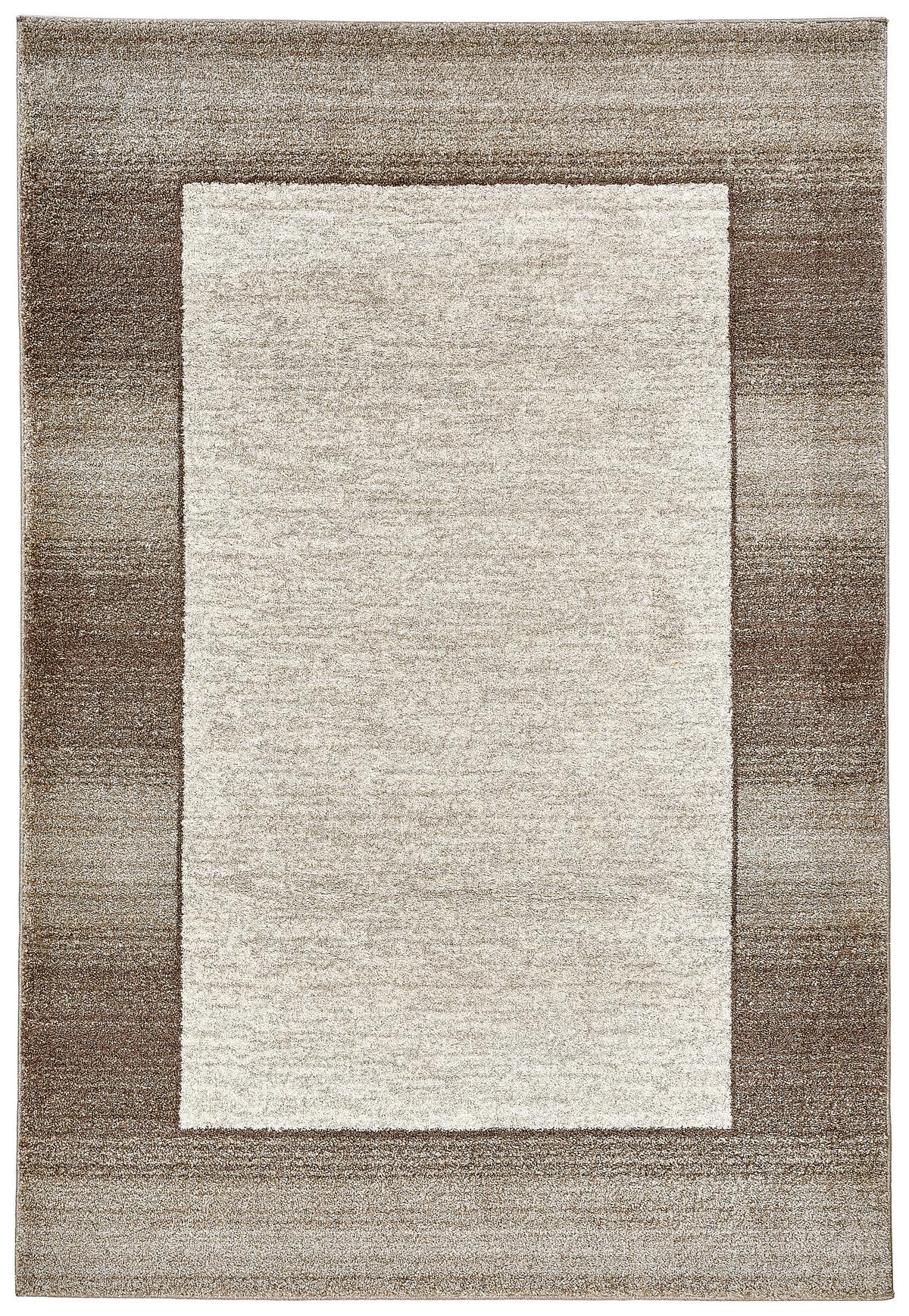 Webteppich Liquido Bordo Braun/beige 120x170 Cm - Beige/Braun, KONVENTIONELL, Textil (120/170cm) - Novel