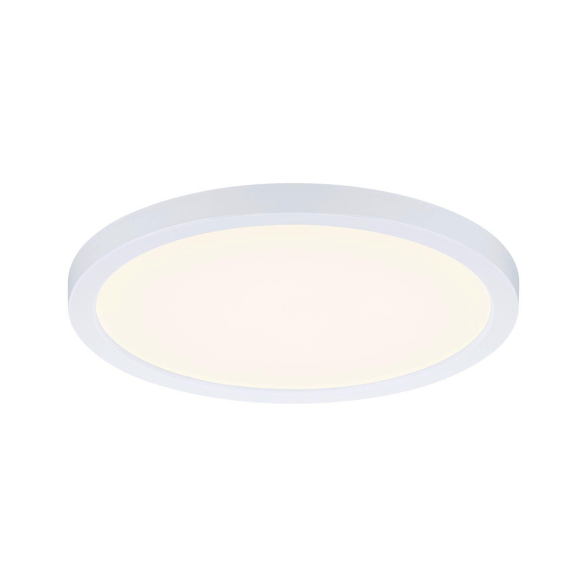 LED-Paneel Ø 17,5 cm Rund - Weiß, Design, Kunststoff (17,5/1,2cm) - Paulmann
