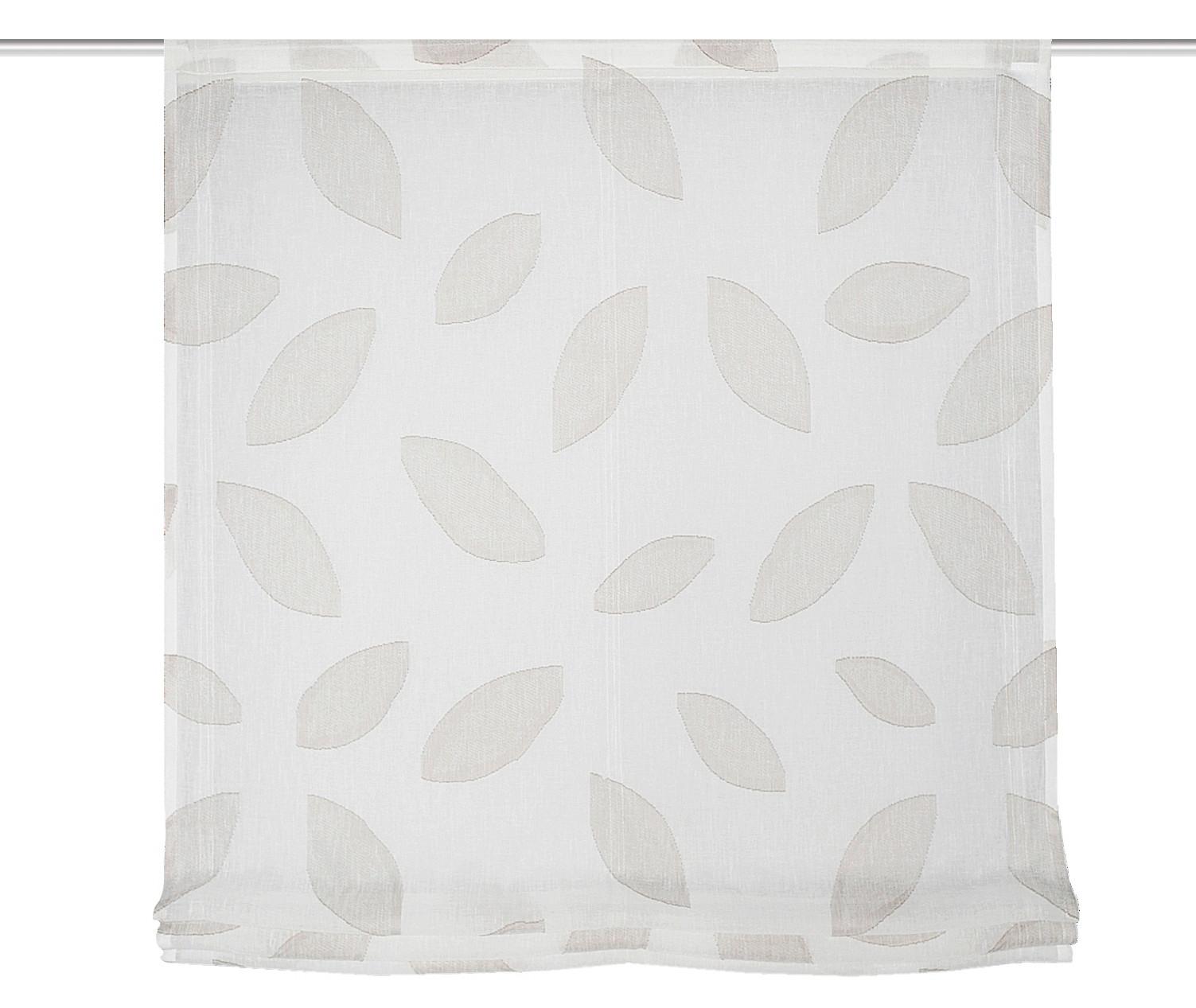 Raffrollo Moran - Taupe, Basics, Textil (120/140cm)