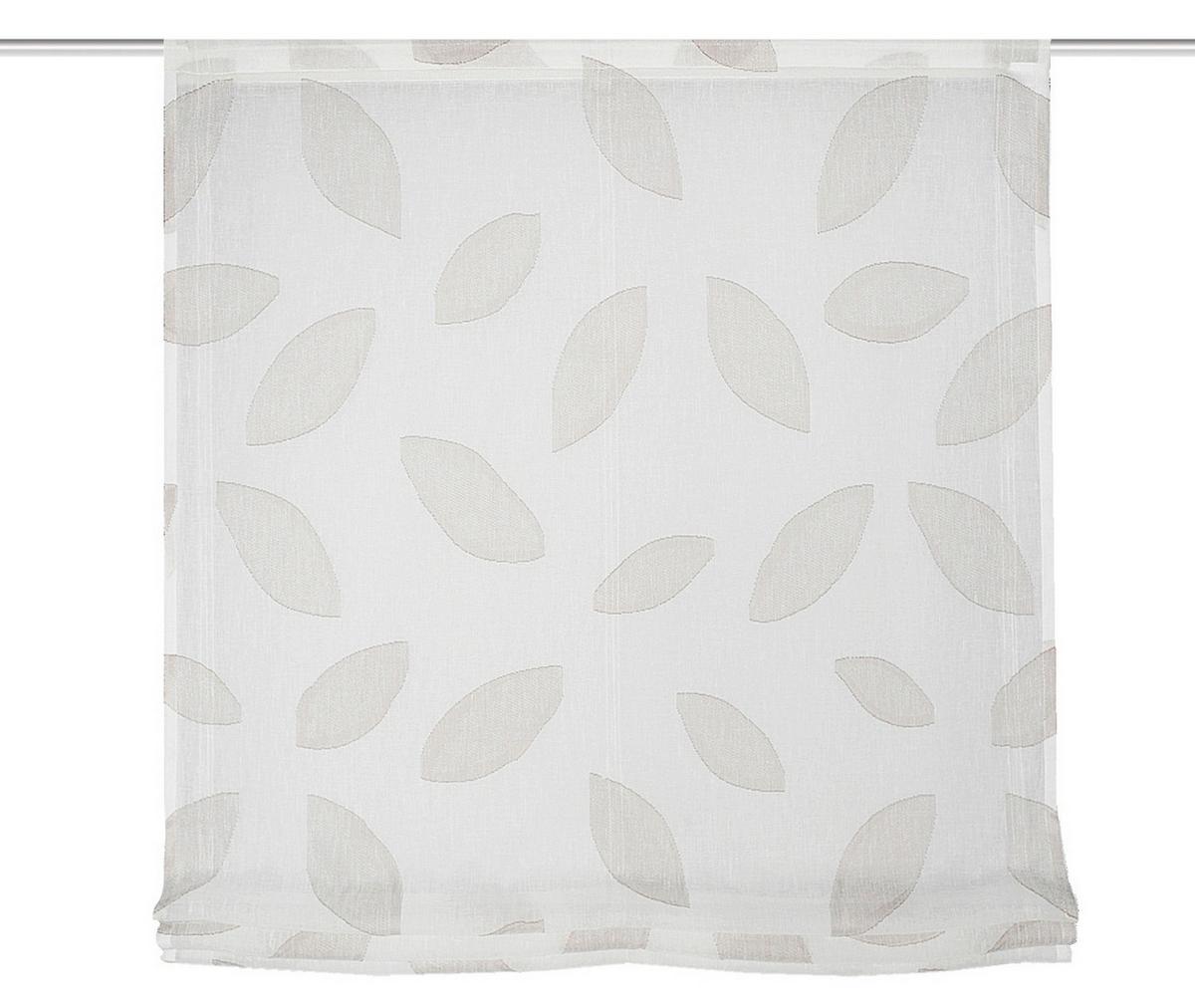 Raffrollo Moran - Taupe, Basics, Textil (120/140cm)