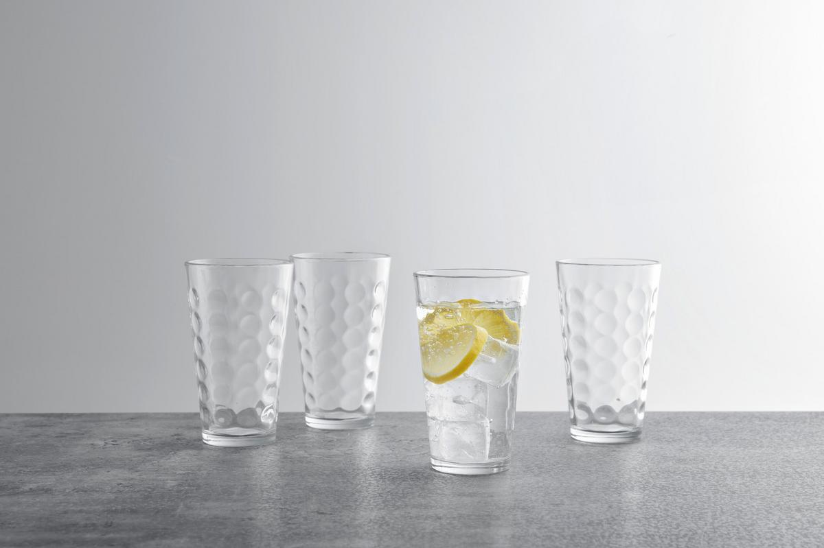 SADA POHÁROV DOTS -TOP- - číra, Konventionell, sklo (6/14,7/8,7cm) - Mömax