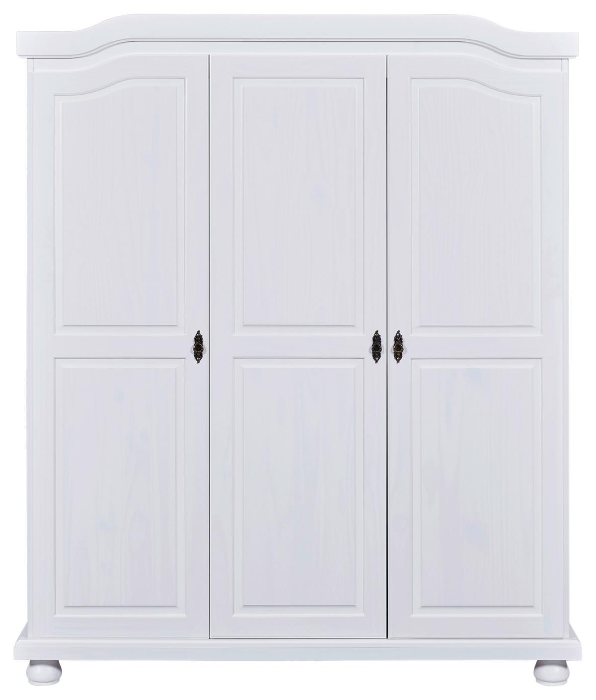 Einzelzimmer Vilmar Bastian Weiß 2-teilig - Weiß, MODERN, Holz - MID.YOU