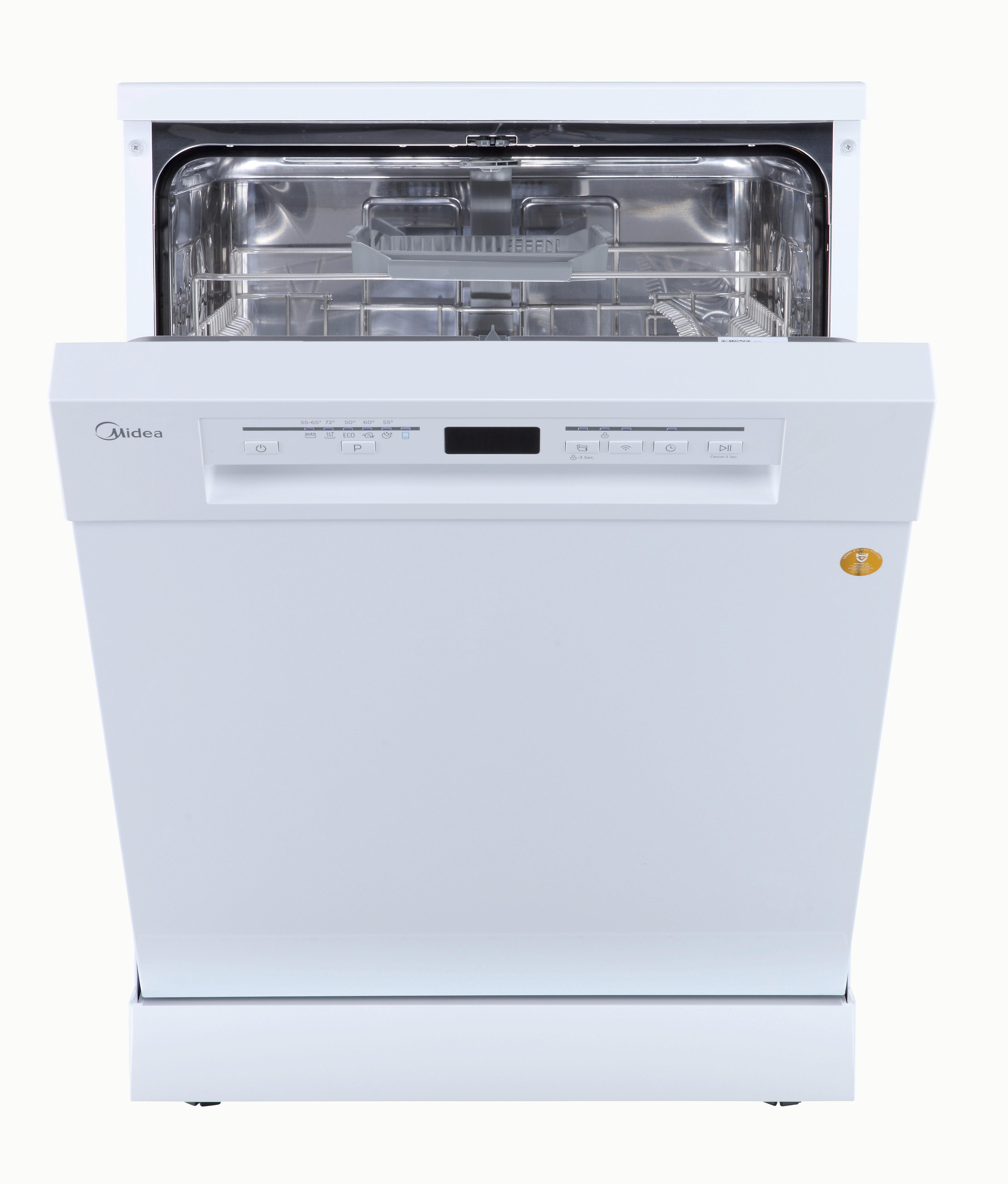 Geschirrspüler Sf 5.60nw14c Geschirrspüler - Weiß, Basics, Kunststoff/Metall (59,8/84,5/60cm) - Midea