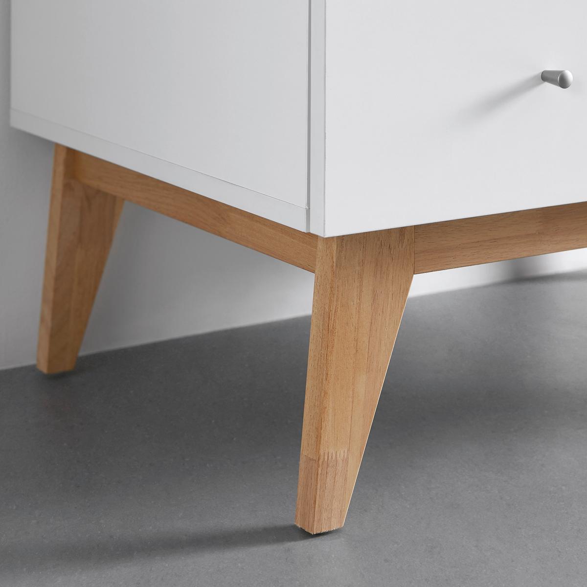 Šatníková skriňa MILO - biela/strieborná, Modern, kov/drevo (80/205/55cm) - Bessagi Home
