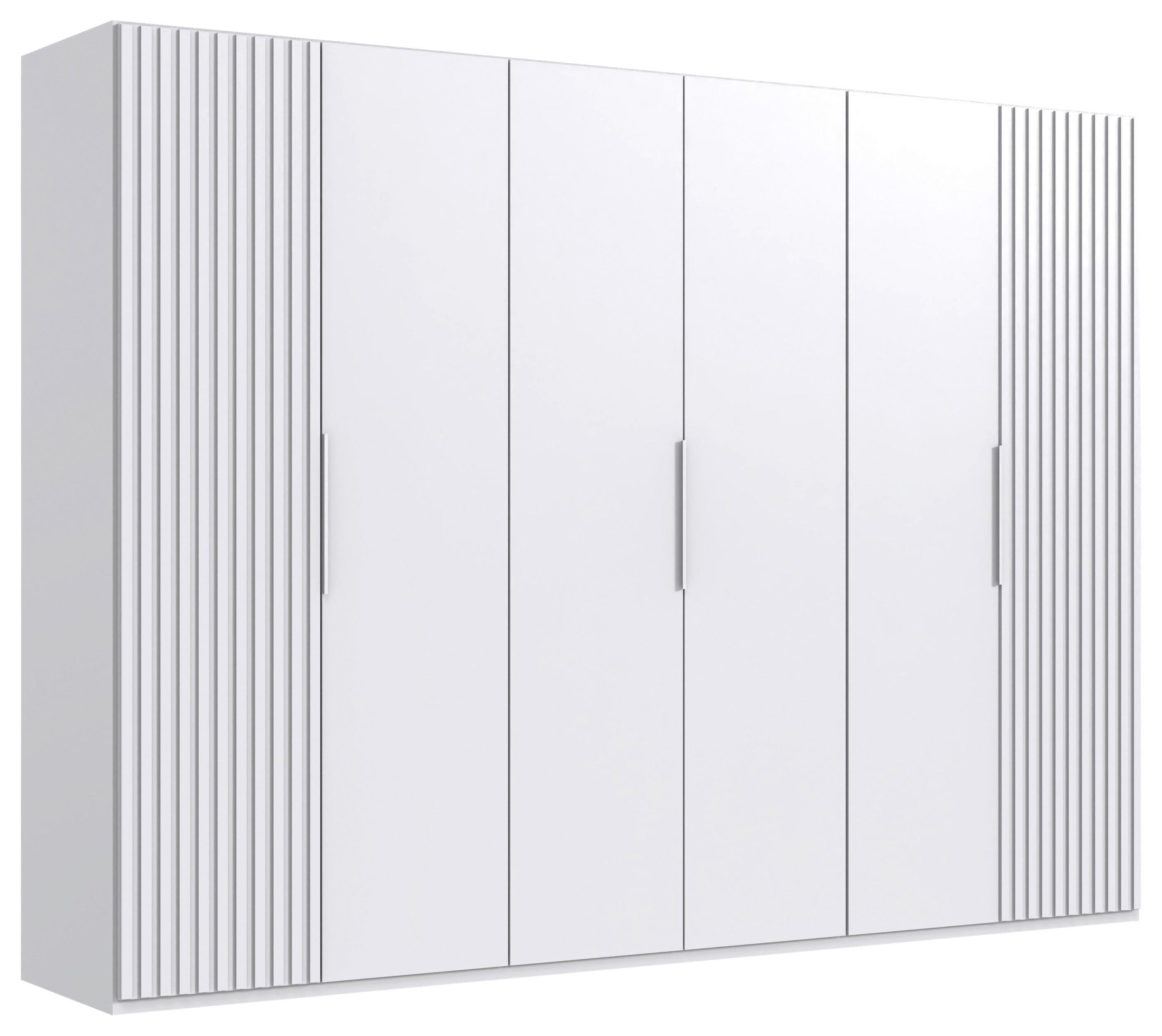 Drehtürenschrank Andorra Weiß B: 300 cm