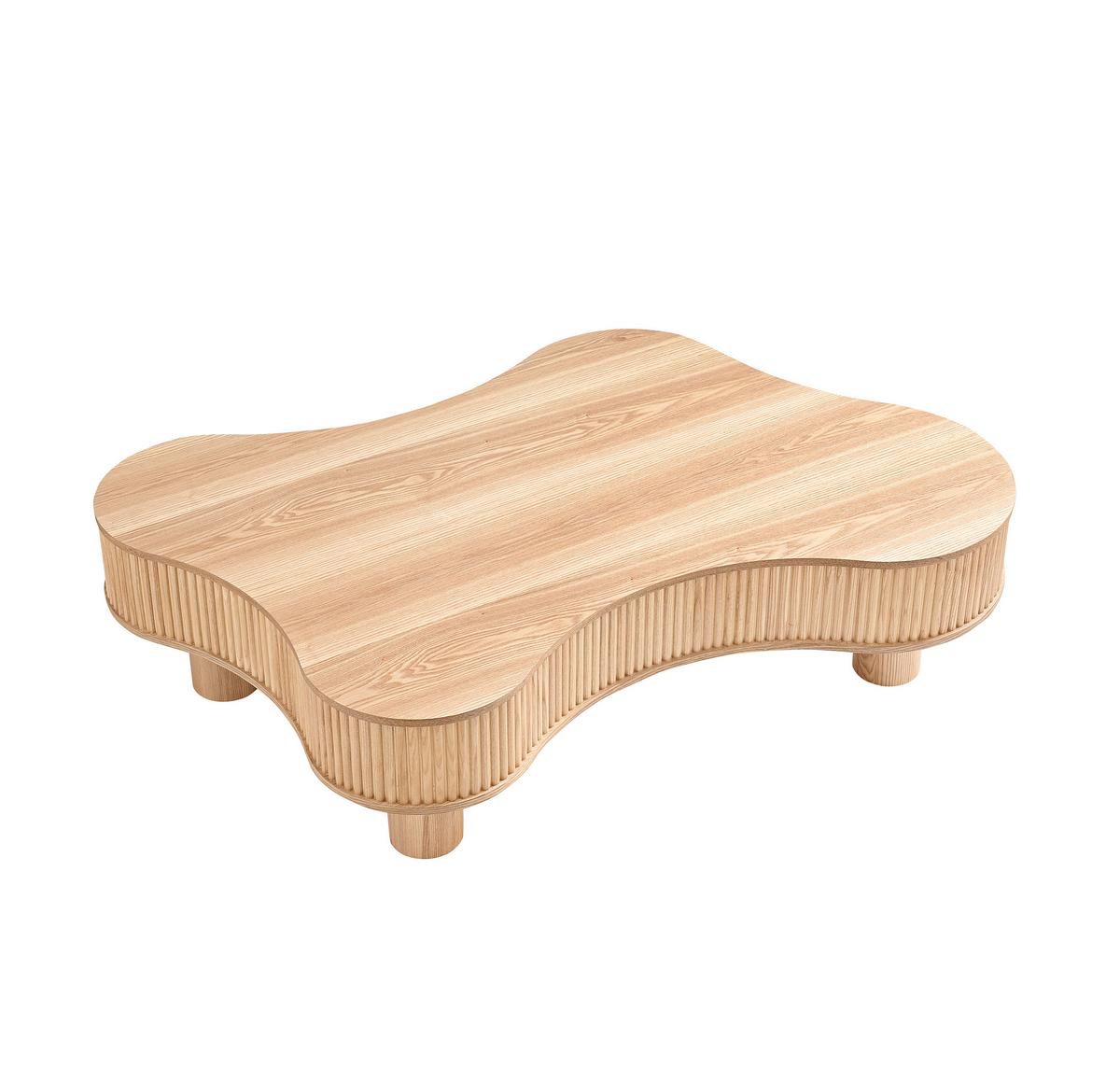 Couchtisch Naturfarben B: 77 Cm - Naturfarben, MODERN, Holzwerkstoff (116/77/32cm) - Livetastic