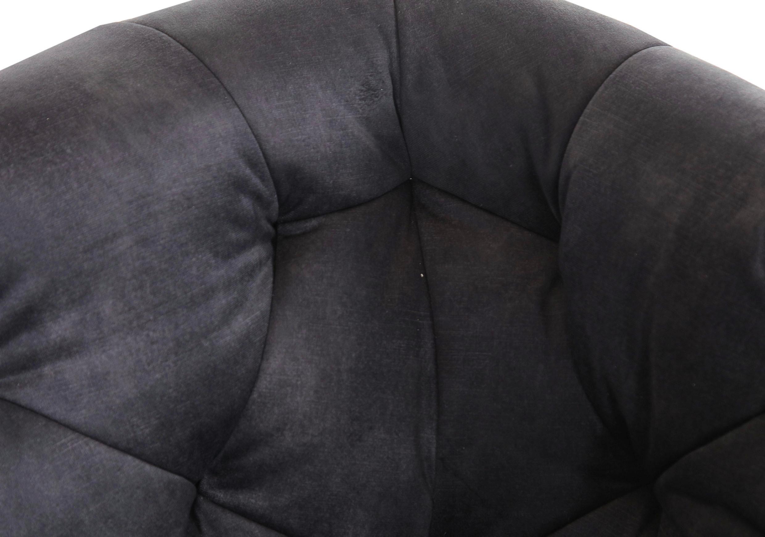 2-Sitzer-Sofa Kelly Dunkelgrau Flachgewebe - Dunkelgrau/Schwarz, KONVENTIONELL, Textil (170/83/70cm) - Livetastic