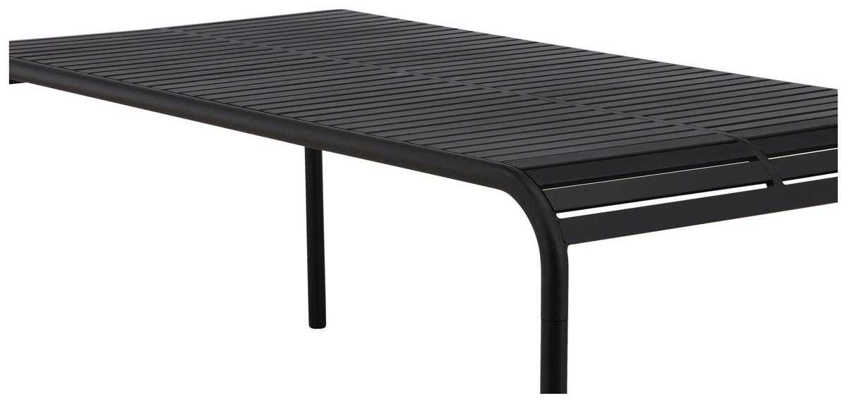 Gartentisch Borneo - Anthrazit, Basics, Metall (200/100/75cm) - Gardenson