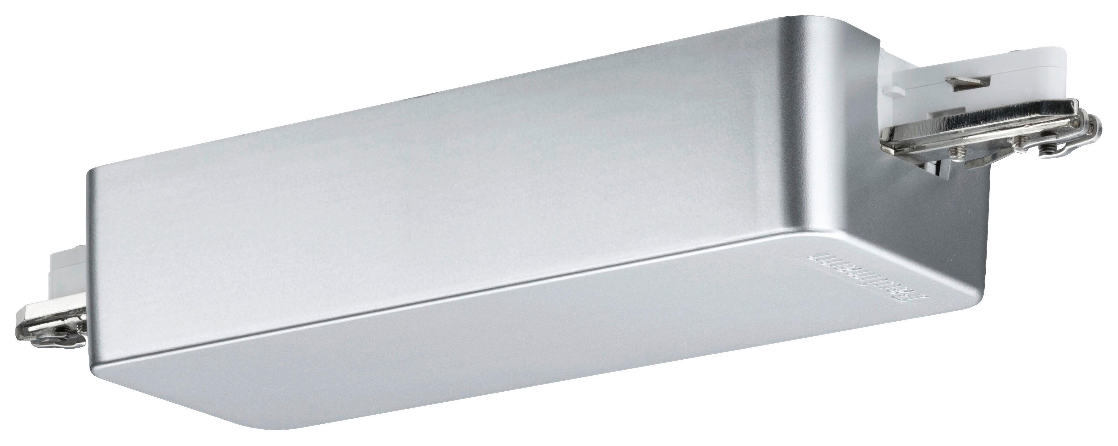 Dimmer Urail 15,5x3,5x5,6 Cm In Chromfarben Mit Funkdimmer - Chromfarben, Design, Metall (15,5/3,5/5,6cm) - Paulmann