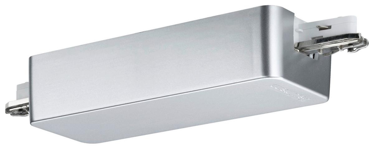 Dimmer Urail 15,5x3,5x5,6 cm In Chromfarben mit Funkdimmer - Chromfarben, Design, Metall (15,5/3,5/5,6cm) - Paulmann