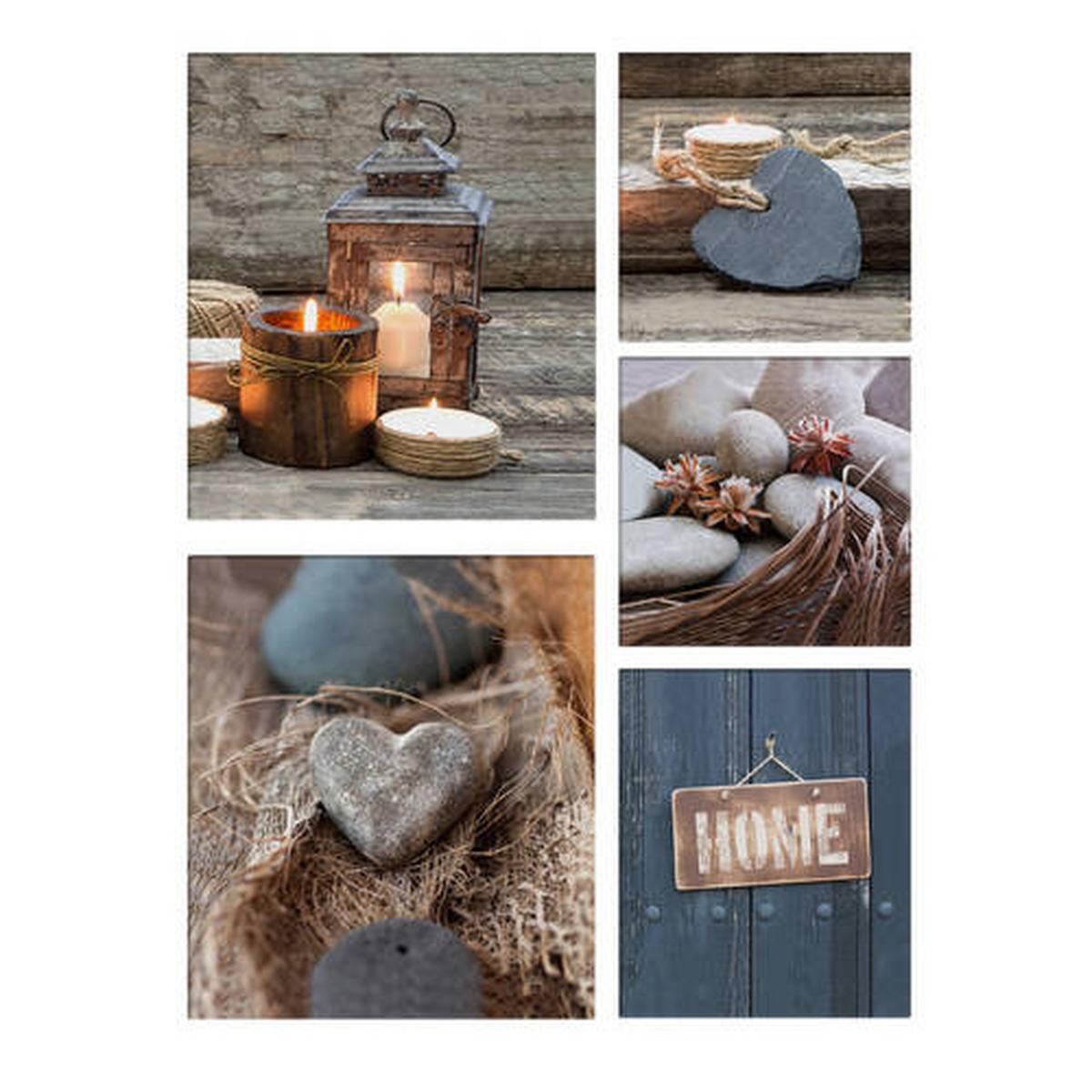 Keilrahmenbild 41-803 - Multicolor, Basics, Wellpappe/Textil (60/80/2cm)