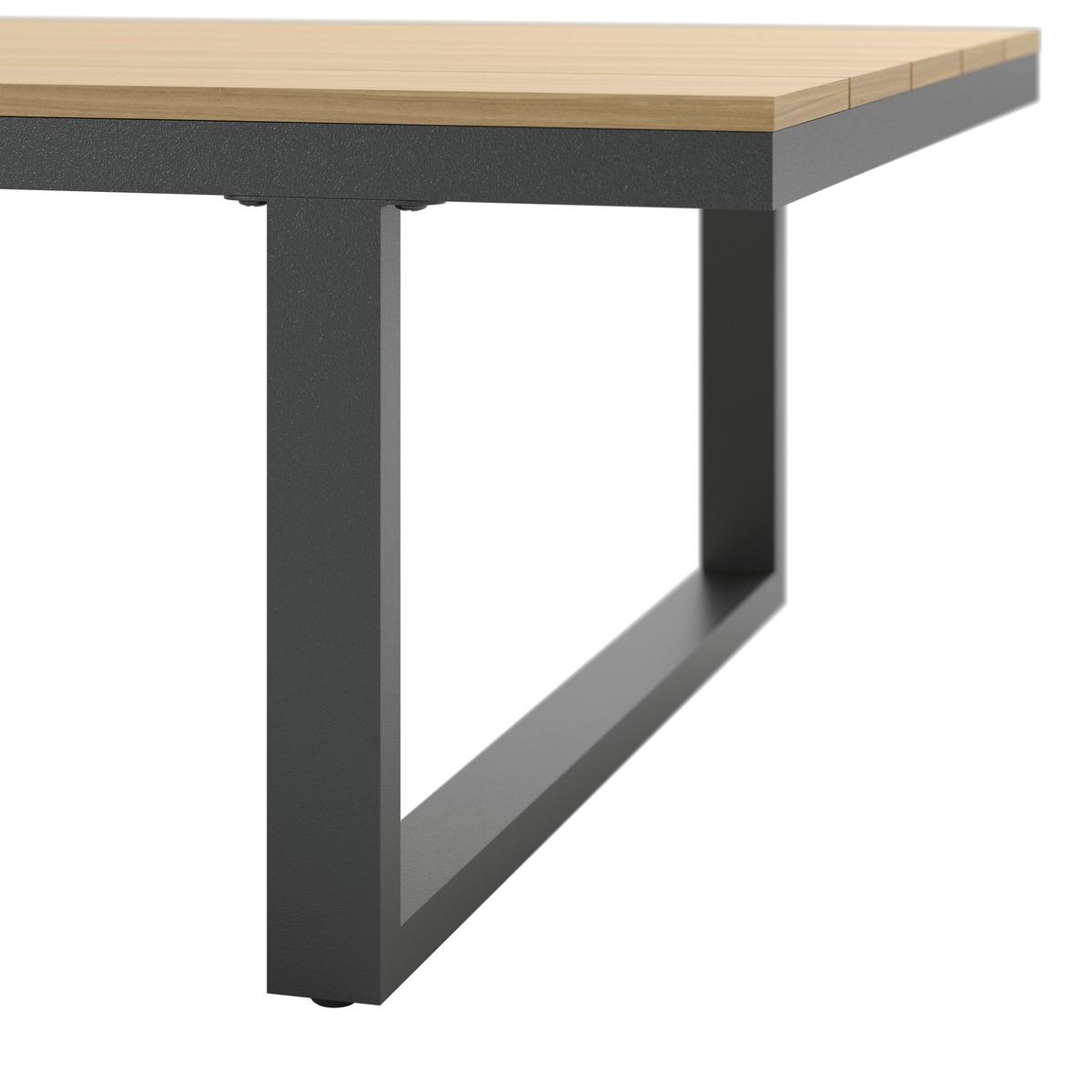 TERASOVÁ SEDACÍ SOUPRAVA ARIANNA - černá/krémová, Moderní, kov/textil (228cm) - Bessagi Garden