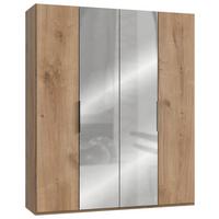 Drehtürenschrank B: 200 Cm Level Eichefarben - Eichefarben, MODERN, Holzwerkstoff (200/236/58cm) - MID.YOU