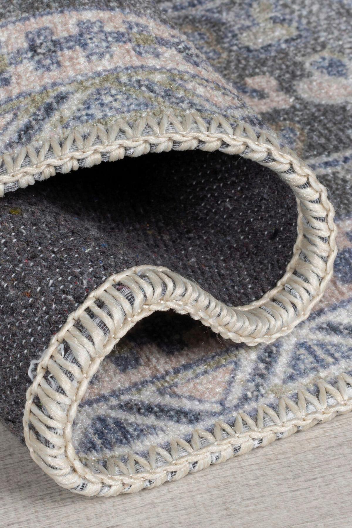 Flachwebteppich Windsor Traditional G 60x230 - Grün, Basics, Textil (60/230cm)