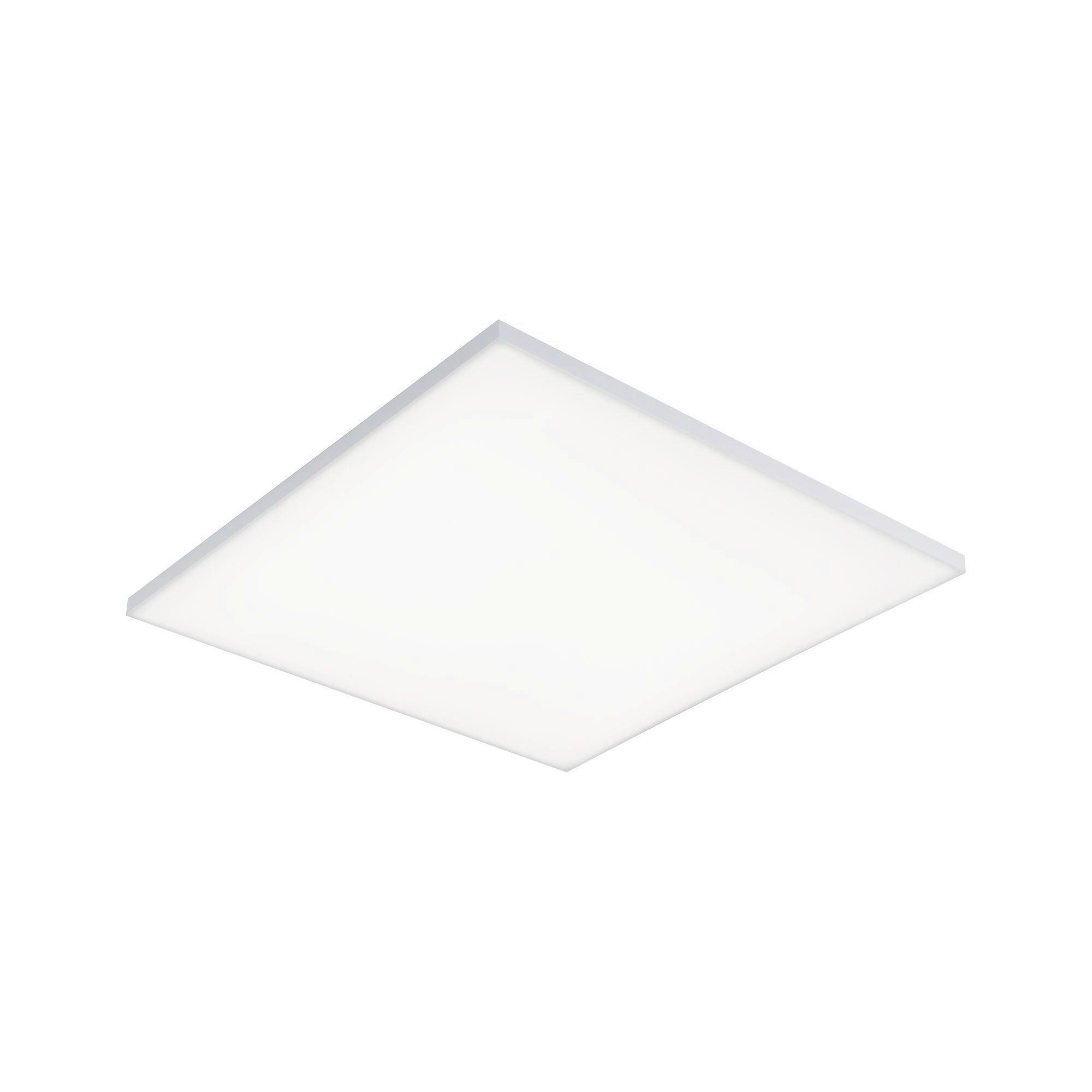 LED-Paneel L: 59,5 cm dimmbar - Weiß, Basics, Metall (59,5/59,5/5cm) - Paulmann