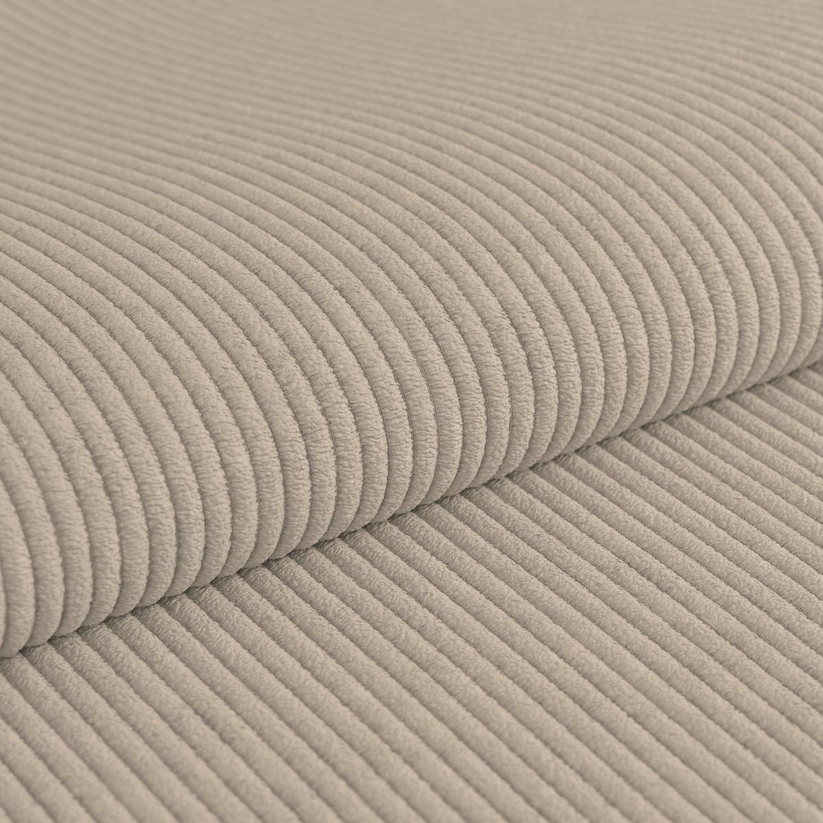 Bigsofa Savona Cord braun, 260x111cm - Braun, Trend, Textil (260/77/111cm) - Luca Bessoni