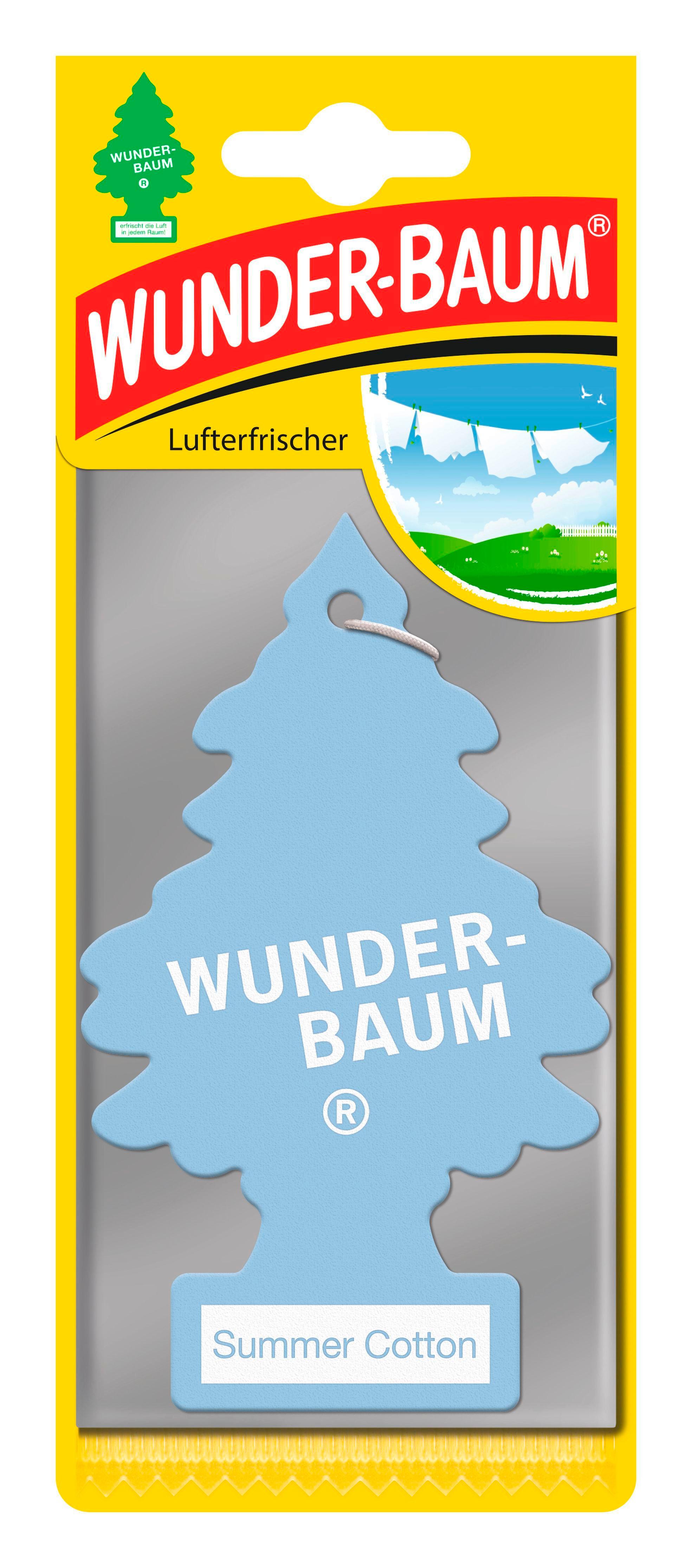 Autóillatosító Wunderbaum  Lt Summer Cotton - kék, papír (7/19/0.3cm)