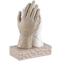 Skulptur Erwin - Weiß/Grau, KONVENTIONELL, Kunststoff (14,5/10/22cm) - Luca Bessoni