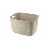 úložný košík SOFTEX L - béžová, Basics, plast (38/22/29cm) - Curver