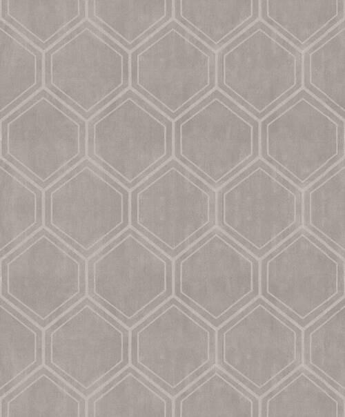 Vliestapete 118148 - Taupe, Basics, Papier/Kunststoff (53/1005cm)