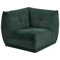 Modul Sofa Giselle Ecke B: 105 Cm Cord Dunkelgrün - Dunkelgrün, Trend, Textil (105/80/105cm) - Livetastic