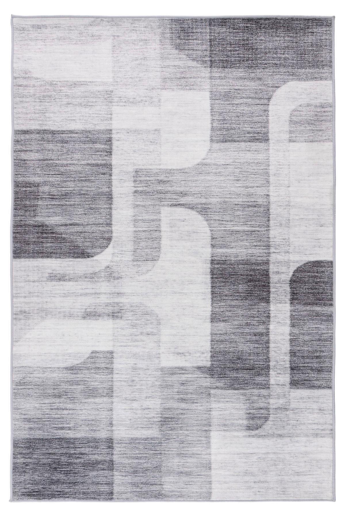 Flachwebteppich Silber, BxL: ca. 120x170 cm - Silberfarben, Basics, Textil (120/170cm) - Kayoom