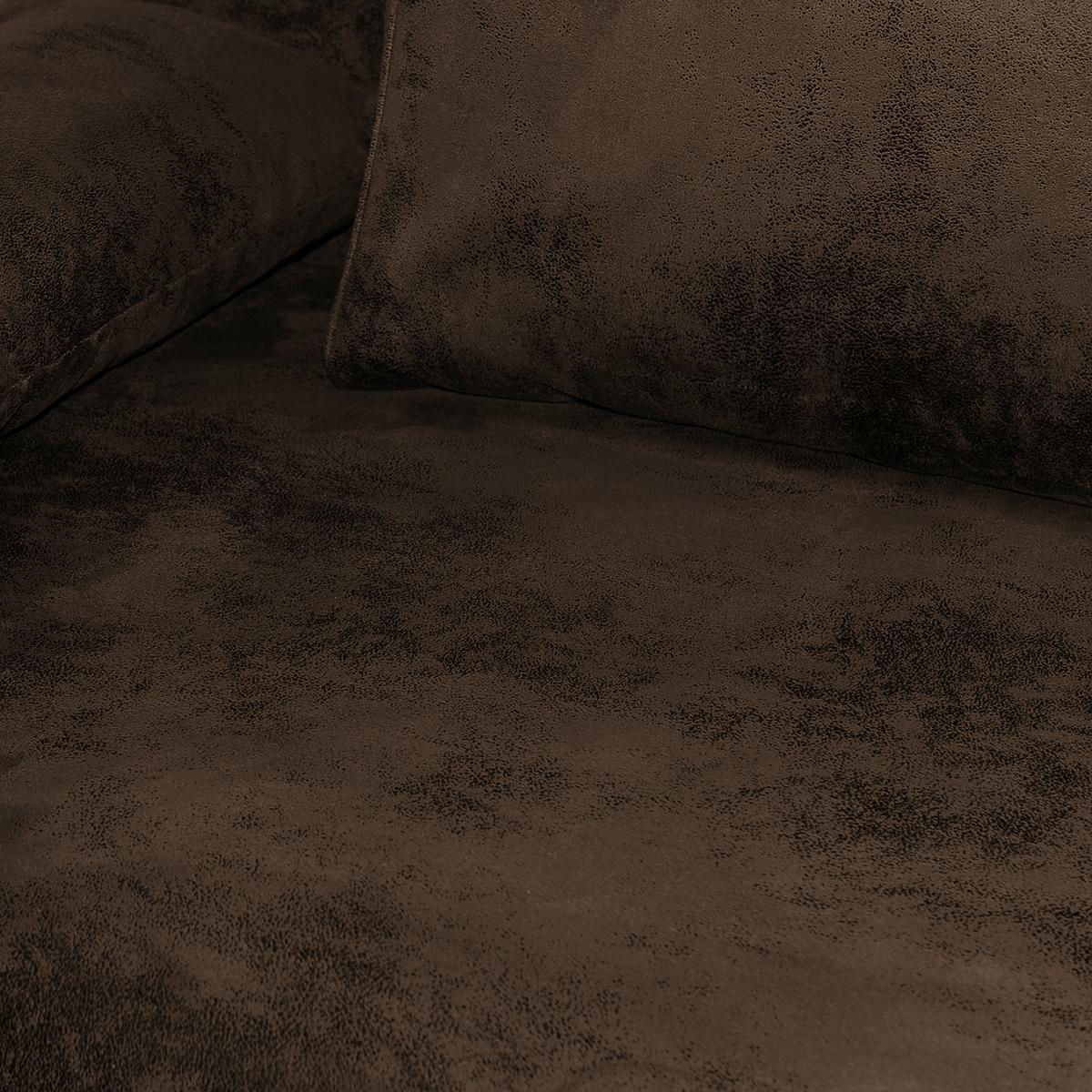 Schlafsofa Dingo, Dunkelbraun B: 202 cm - Dunkelbraun, Design, Textil (202/85/110cm) - MID.YOU