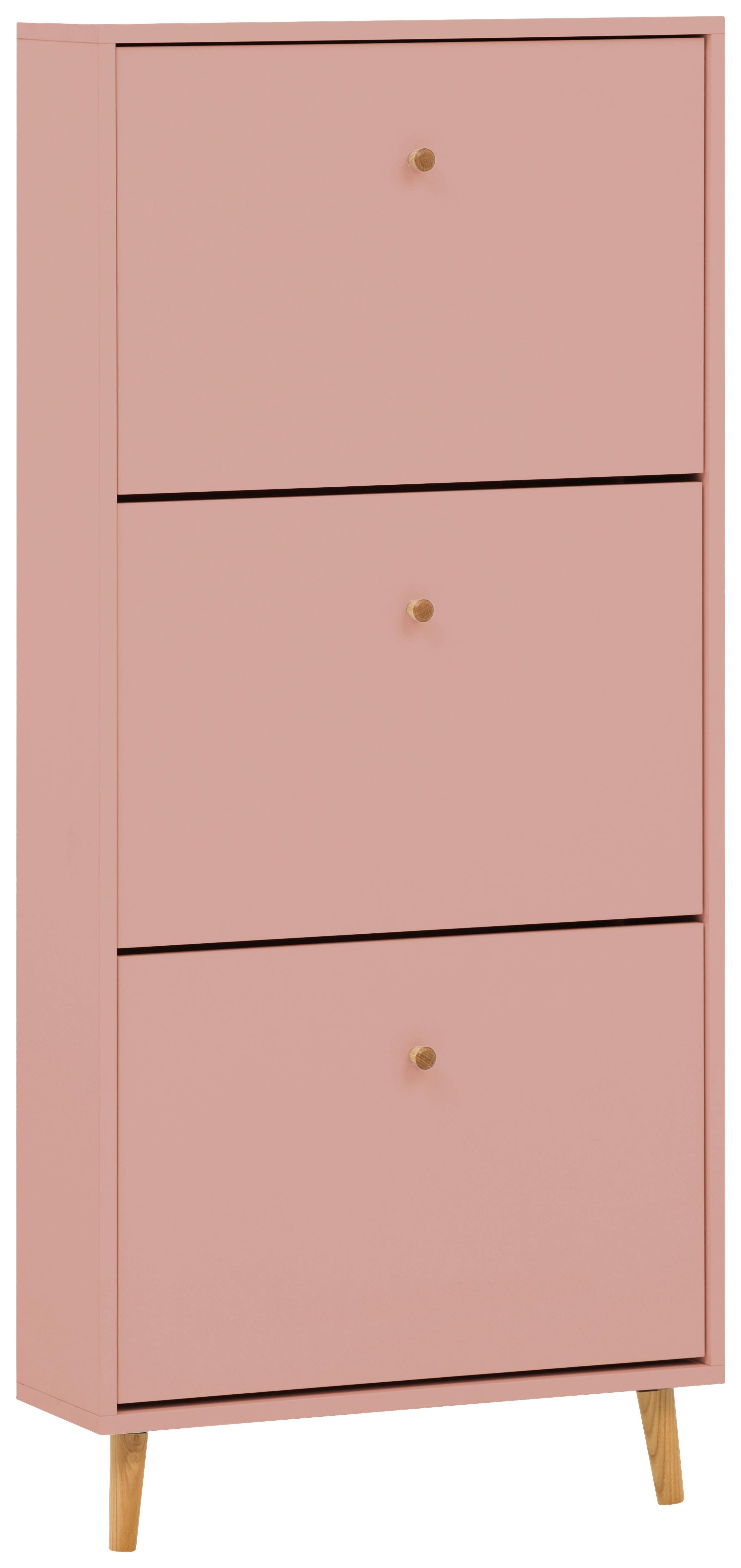 Schuhkipper Bjarne, Aprikose B: 59,8 Cm - Aprikose, Design, Holzwerkstoff (59,8/131/19,55cm) - MID.YOU