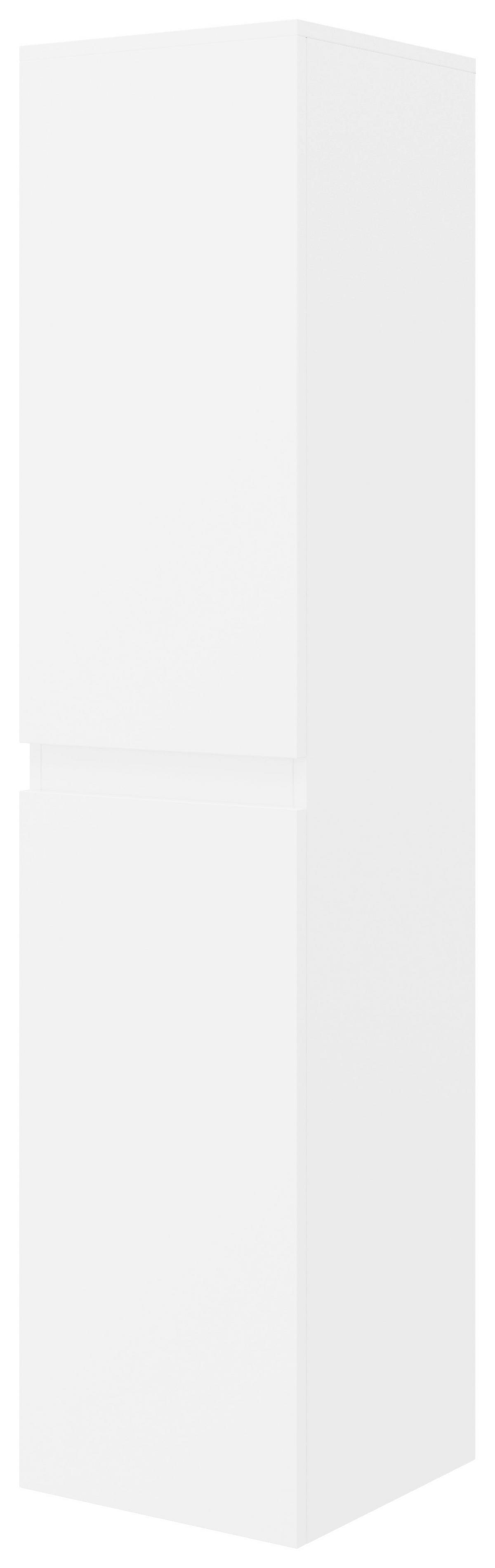 Magasszekrény Eva - fehér, Konventionell, faalapú anyag (31,5/130/33.1cm)