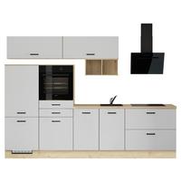 Küchenleerblock Ip1200 - Eichefarben/Weiß, Design, Holzwerkstoff (300cm) - Impuls