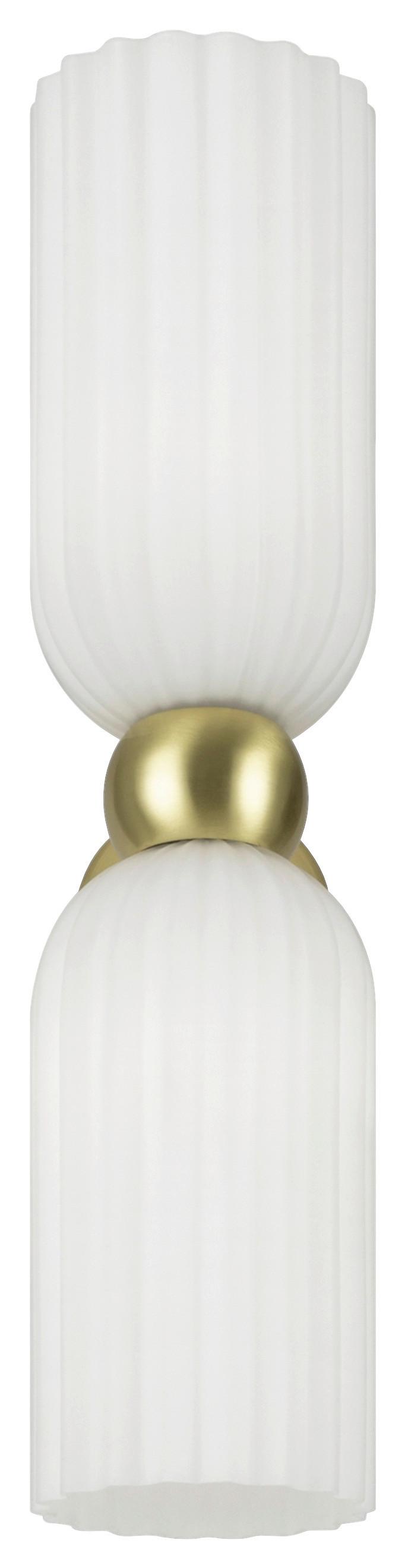 Wandleuchte Antic - Goldfarben, Glas/Metall (18/43,5/10cm) - MAYTONI