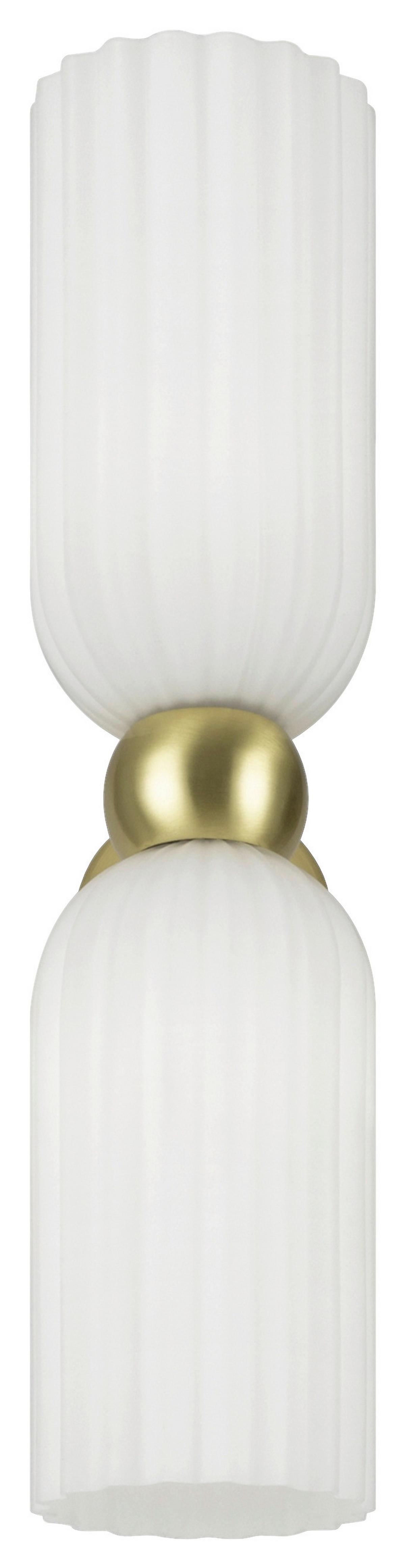 Wandleuchte Antic - Goldfarben, Glas/Metall (18/43,5/10cm) - MAYTONI